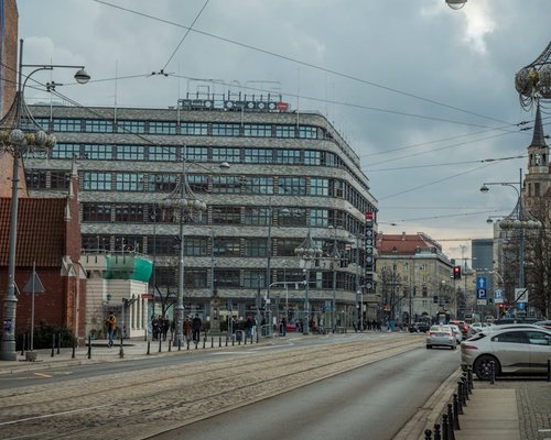 Widok z biura w centrum Warszawy